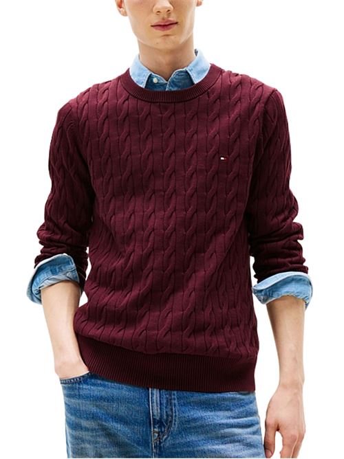 Maglioncino a trecce Tommy Hilfiger | MW0MW33132XIH